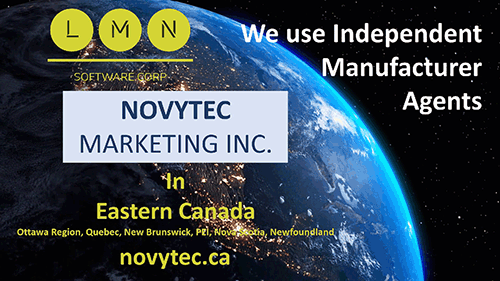 LMN Software Corp. announces NOVYTEC Marketing Inc. as our Independent Manufacturer Agent in Eastern Canada: Ottawa Region, Quebec, New Brunswick, PEI, Nova Scotia, Newfoundland!